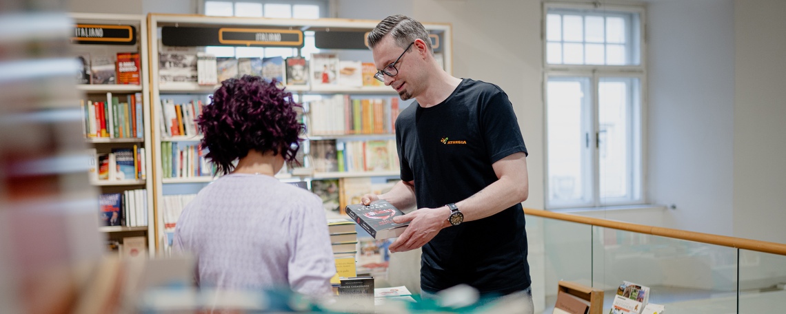 Lehrstelle Verkauf Buchhandlung Bozen, 1. Bild